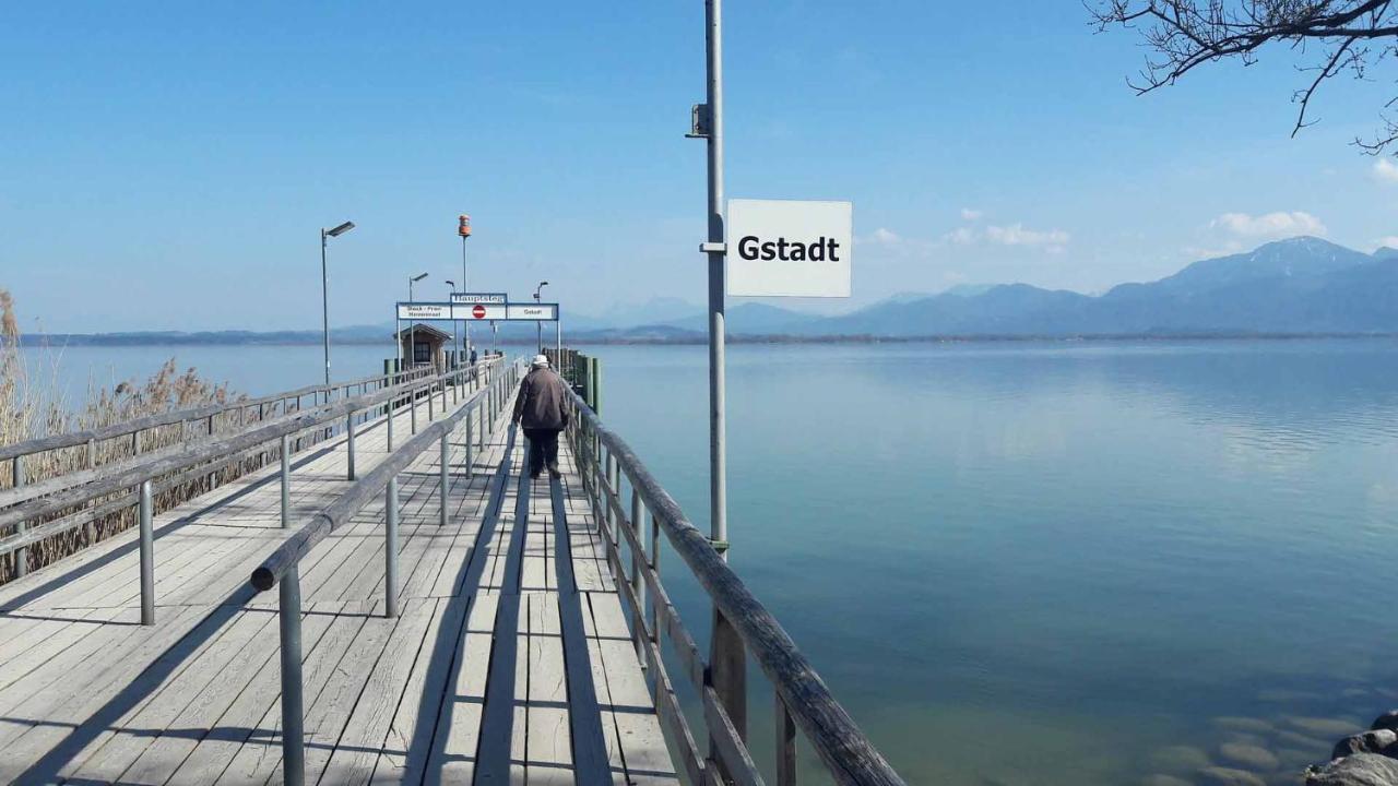 Lieblingseck Nachhaltige 5 Sterne Ferienwohnung Direkt Am Chiemsee Gstadt am Chiemsee Ngoại thất bức ảnh